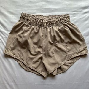 Leg3nd Beige Athletic Shorts